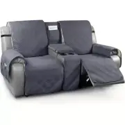 Recliner Cover Slipcover With Center Console Couch Cover Slipcovers With Straps