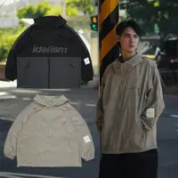 在飛比找蝦皮商城優惠-idealism 3M LOGO JKT 黑色 沙色 拼接 