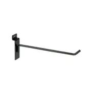 8" Slatwall Black Peg Hooks Slat Wall Retail Display