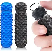 Sensory Fidget Toys for Adults & Kids (Set of 2) - Spiky Stress Relief Ball for Anxiety, ADHD, Autism - Office, Travel, Classroom Focus Tools - Novelty Gifts for Friends (Blue+Black)