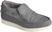 Sperry womens Moc-Sider Moccasin Grey Nylon slip on Shoes -size 7.5 - new in box
