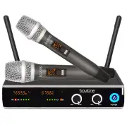 Boytone BT-102UM, UHF Wireless Dual HandHeld Microphone System/Digital Display