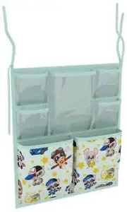 Hanging Organizer / Caddy for Boy's Crib, Changing Table, Diapers, Toys, New