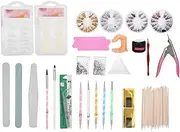 Sluffs Manicure Set Nail Art Dotting Pen Rhinestone UV Gel Nail File Nail Art Tools Kit Nail Art Set Nail Dotting Pen Nail File Nail Art Tools Kit,