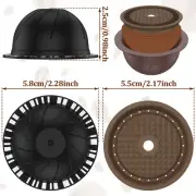 Refillable Coffee Pods Food Grade Reusable Coffee Pods 230ml and150ml leYPH