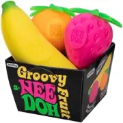Schylling NeeDoh Groovy Fruit - Sensory Fidget Toy