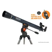 Celestron AstroMaster 70AZ Telescope w Adaptor & Filter