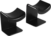 SEWACC 2pcs Under Desk Headphone Stand Adhesive Headset Hanger Hook for Secure Storage Flexible Mounting Headband Protection for Gaming and Office Use