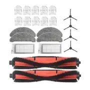 Rolling Side Brush Hepa Filter Mops Cloths Dust Bags Eve Plus Robot Vacuum
