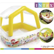 Intex Kids Sunshade Swimming Pool Outdoor Toddler Splash Play Pool Sun Protectio