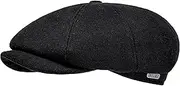 WEROR-439.1 Men's Flat Cap Peaked Cap with Peak - Winter Hat with Quilted Lining - Autumn/Winter