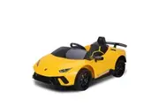 Lamborghini Performante Kids Electric Ride On Car Remote Control - Yellow