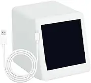Weather Clock - Digital Alarm Clock, Smart Weather Display | Rechargeable Humidity Tracking Device, Portable Alarm Clock for Desktop Outdoor Home Weather Display with Date Time Control Feature