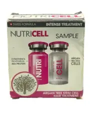 Nutricell for Hair Swiss Serum Stem Cells Argan 1 Treatment 2 Bottles New in Box