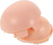 2pcs Simulation Scalp Material for Doll Making Lifelike Fake Scalp Accessory Bald Cap for Doll Toy Replacement