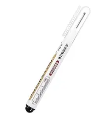 Waterproof Deep Reach Marker, Long Head Deep Hole Marker, Waterproof Drill Reach Marker Pen Long Head | Long Nose Marker, Deep Drilled Hole, Long Tip Scriber for Construction