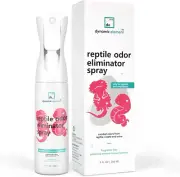 Reptile Tank Odor Eliminator Spray – Unscented Natural Mineral Formula - Remove