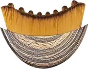 Lmyit Lymphatic Contour Face Brush, Wood Dry Brushing Face Lymphatics Drainages Brush, Lymphatics Drainage Massager Tightening Lymphatic Cellulite Guashas Tool For Faces, Chin & Jawline Sculpting