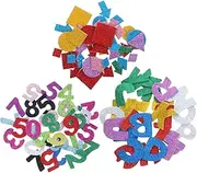 ULTECHNOVO 3 Sets Sequin Letter Stickers Alphabet Kit Self Adhesive Font Letters Numbers Geometric Shapes for Classroom Home Decor Bulletin Board Poster Decorating Supplies