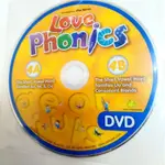 LOVE PHONICS 4A+4B 只有1DVD 沒有附書 書和點讀筆需另外加購 英文自然發音 東西出版 現貨