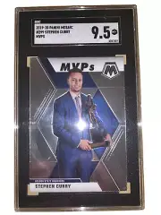 2019-20 panini mosaic stephen curry mvp Sgc 9.5