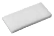 OATES Eager Beaver Scourer Pad - White - Non Abrasive - FP-635 - tiling tools