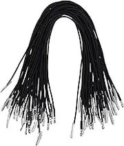NOLITOY 50 Pack Elastic Barbed Cords Stretch Bands for Book Binding Craft Projects Decorations 30cm Length