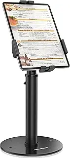 AboveTEK POS Tablet Kiosk Stand - Universal Tablet Locking Mount for 7.9"-11" Devices, 360° Swivel Anti-Theft Security Stand for iPad, iPad Air, Samsung, Height Adjustable Desk Countertop
