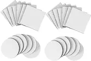 BEBEMOKO 40Pcs Strong Adhesive Tape for Home Organization and Easy Peel and Stick Application Durable and Removable Without Residue
