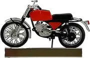 Alloy Classic Motorcycle Model 1:24 for Atlas Simson GS 75 Metal Retro Car Souvenir Scene Ornament Display Collection Gift Toy Motorcycle Model with Steering Movable Stand