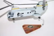 HMM-165 White Knights (7704) CH-46 Model, , 1/38 (14") Scale, Mahogany, Phrog