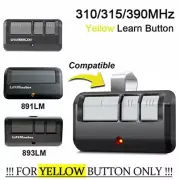 891LM 950ESTD For Chamberlain Garage Door Remote Control Yellow Learn Button New