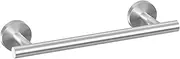 USHOWER Brushed Nickel Towel Bar, 12-Inch Hand Towel Holder for Bathroom, SUS304 Stainless Steel, Modern Style