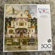 - Charles Wysocki - Lady Liberty's Independence Day Enterprising - 500 Piece NEW