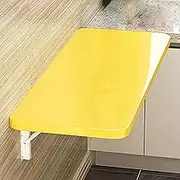 White White Wall Mounted Folding Table for Laundry Kitchen & Bedroom Drop Leaf Design Floating Desk Fold Down Workbench Computer Desk Space Saving Solution