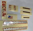 BMX BIKE NOS OLD SCHOOL MONGOOSE DECAL SET ORIGINAL NOS MENACE