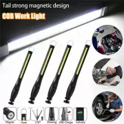 1~4pcs USB Rechargeable COB LED Work Light Lamp Magnetic Flexible Cordless Torch