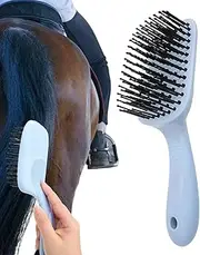 Mane and Tail Brush | Horse Brushes for Grooming - Horse Comb, Massage Brush, Horse Grooming Tool, Horse Cleaning Supply