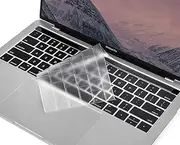 MacBook Pro Touch Bar Keyboard Cover for MacBook Pro 13 Inch A2159 A1706 A1989 or 15 Inch A1707 A1990 with TouchBar 2019-2016 Release, CaseBuy Ultra Thin Clear Keyboard Protective Skin
