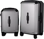 [Rieort] Portable Luggage Set of 2 Suitcases Large Capacity Suitcases with Wheels Multi-Level Adjustment Lever Luggage Sets Combination Lock Suitcase Exquisite