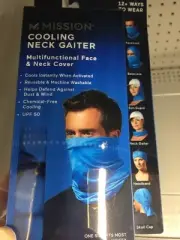 Mission Multi-cool Neck/Face Gaiter Half Mask 12 Ways To Wear It UPF50