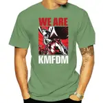 KMFDM 我們是 KMFDM 工業前 242 模 KRUPPS MDFMK EBM 全新黑色 T 恤男式 100% 棉