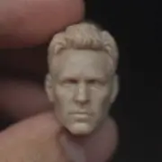 Unpainted 1:12th Ant-Man Paul Rudd Head Sculpt Carving Fit 6in Male ML Figure