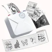 M02S Portable Mini Pocket Printer Wireless Bluetooth Thermal Printer Photo Pr...