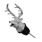 Aerator Pourer Spout Bottle Pourers For Alcohol Stainless Steel Deer Stag Head Wine Pourer Stags