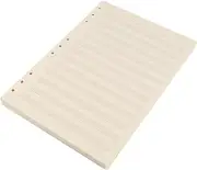 Operitacx 100sheets Music Manuscript Paper Rows Loose-leaf Refill for Composition Notebooks Smooth Writing for Students and Staff