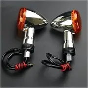 Motorbike For SU&ZUKI For B&oulevard M109R VRZ1800 2006-2015 4x Motorcycle Front/Rear Turn Signals Light Blinker Indicators Flasher Amber Lamp Turning Indicators(2pcs Front Indicator)