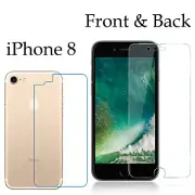 Anti-scratch 4H PET film screen protector For Apple iphone 8 front + back