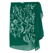 [Dries Van Noten] Dries Van Noten Sequin-detail Midi Skirt 40 FR GREEN