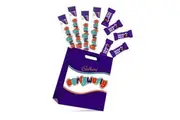 9pc Cadbury Curly Wurly Kids Sweets Showbag w Dairy Milk Chocolates